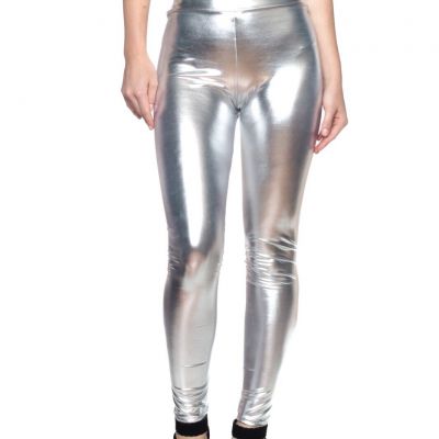 Cemi Ceri Women's Faux Leather High Waist Leggings #1471